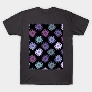 Radiant Suns Cool on Black T-Shirt